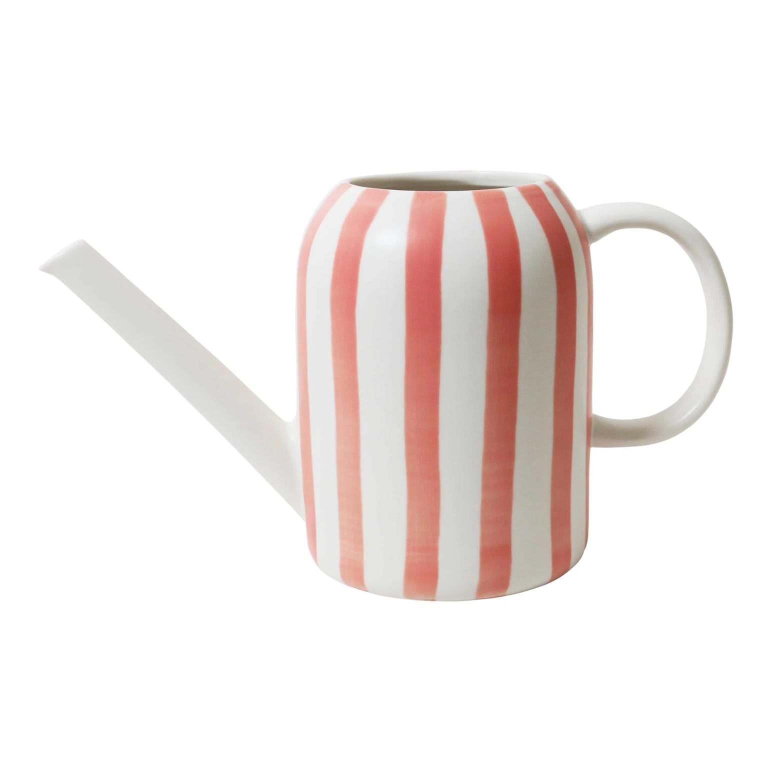 Robert Gordon Watering Can - Coral Stripe Plant Parent